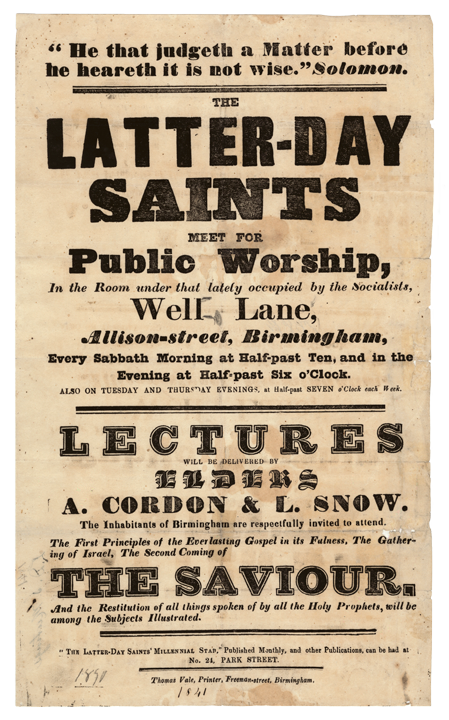 Alfred Cordon Missionary Tract 1841